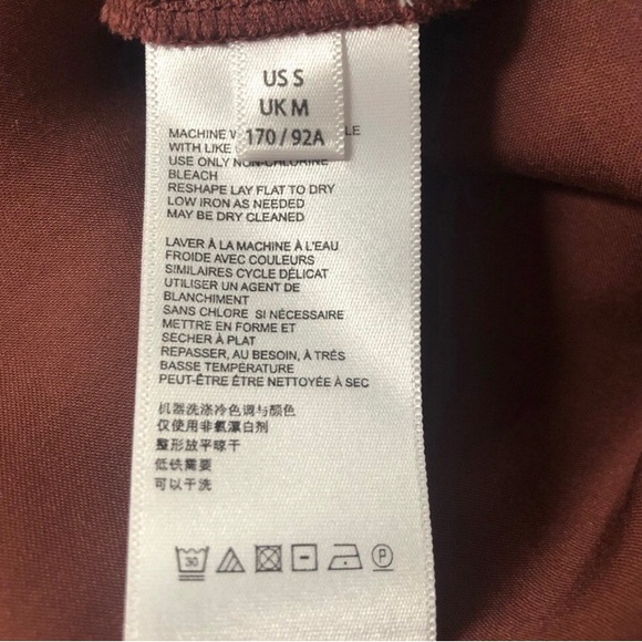 Anthropologie Alison rust colored tank with beads size S EUC - Picture 7 of 9